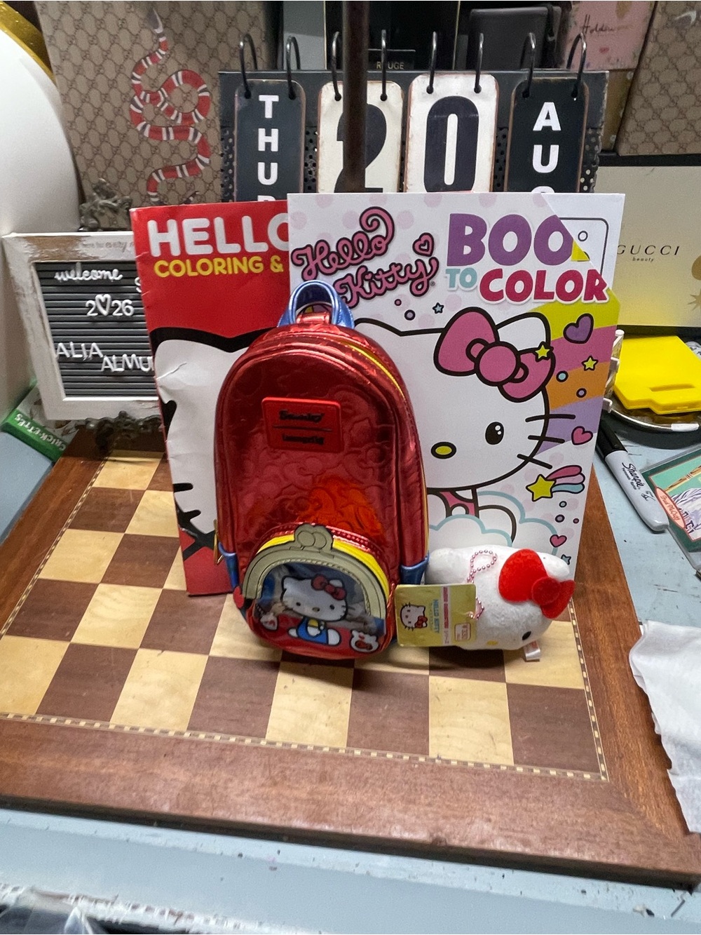 Hello Kitty 50th Anniversary Classic Mini-Backpack Pencil bundle